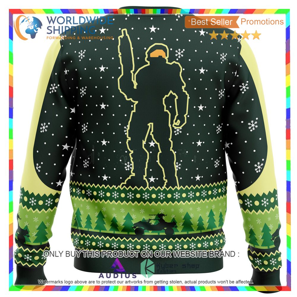 Happy Halo-days Halo Ugly Christmas Sweater 5 happy halo days halo ugly christmas sweater 5 37634