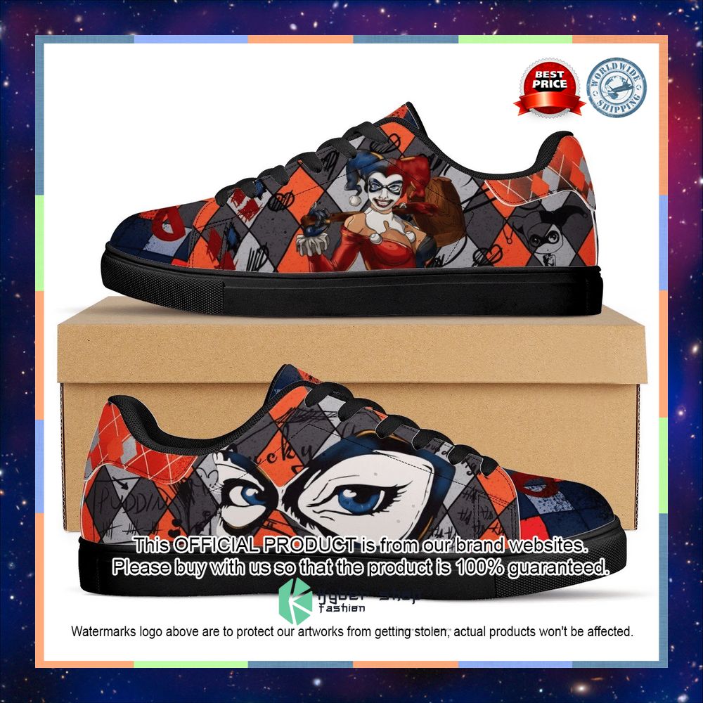 Harley Quinn Stan Smith Shoes 3 Harley Quinn Stan Smith Shoes word2