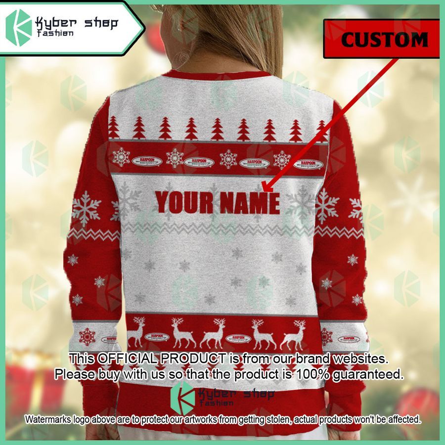 Personalized Harpoon IPA Christmas Sweater 5 Personalized Harpoon IPA Christmas Sweater word3