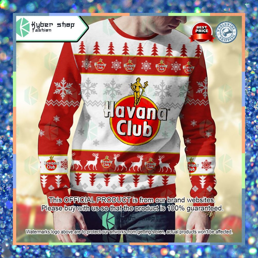 Havana Club Custom Name ugly Sweater 7 Havana Club Custom Name ugly Sweater word1