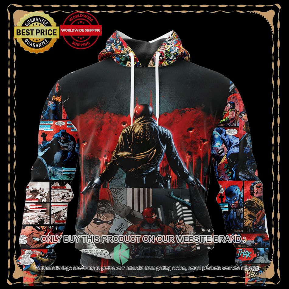 hawkman dc comics universe red hoodie hoodie mask 1 40853