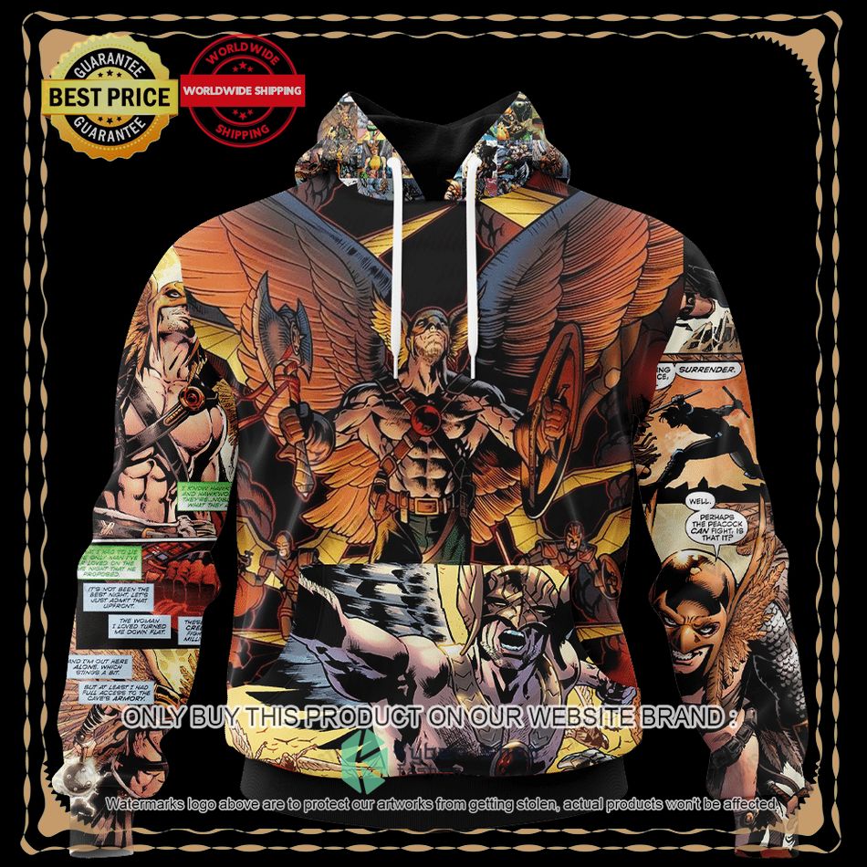 hawkman dc comics universe yellow hoodie hoodie mask 1 16954