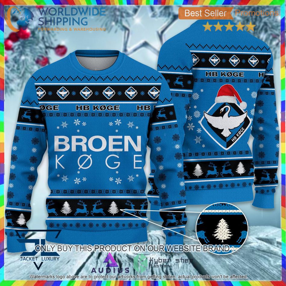 hb koge super league danish 1st division ugly sweater 1 71620