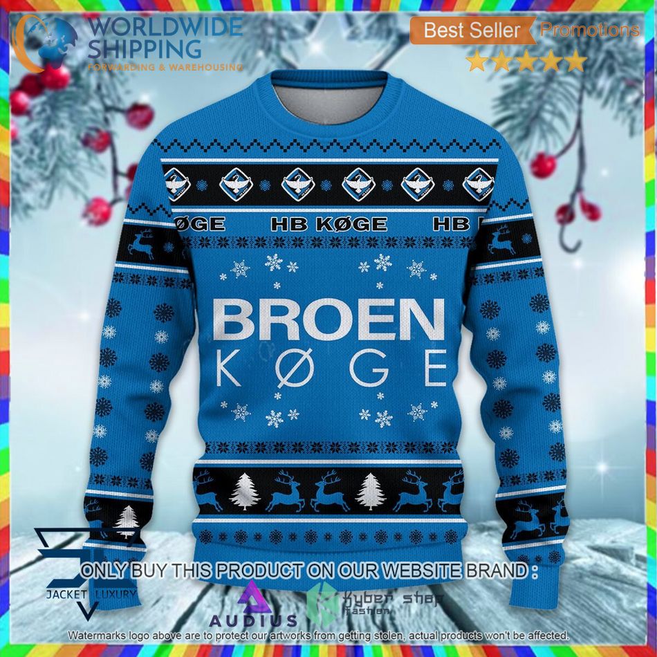 hb koge super league danish 1st division ugly sweater 2 69261