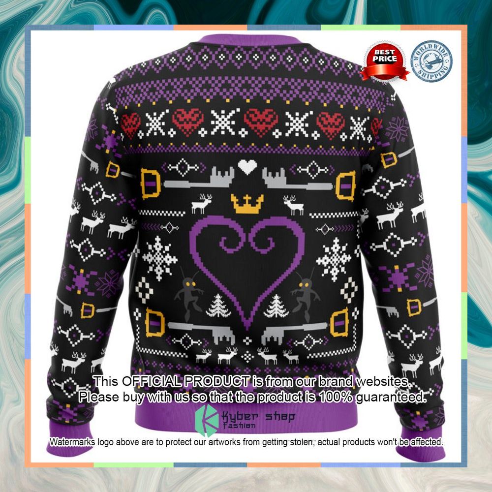 Hearts Kingdom Hearts Christmas Sweater 9