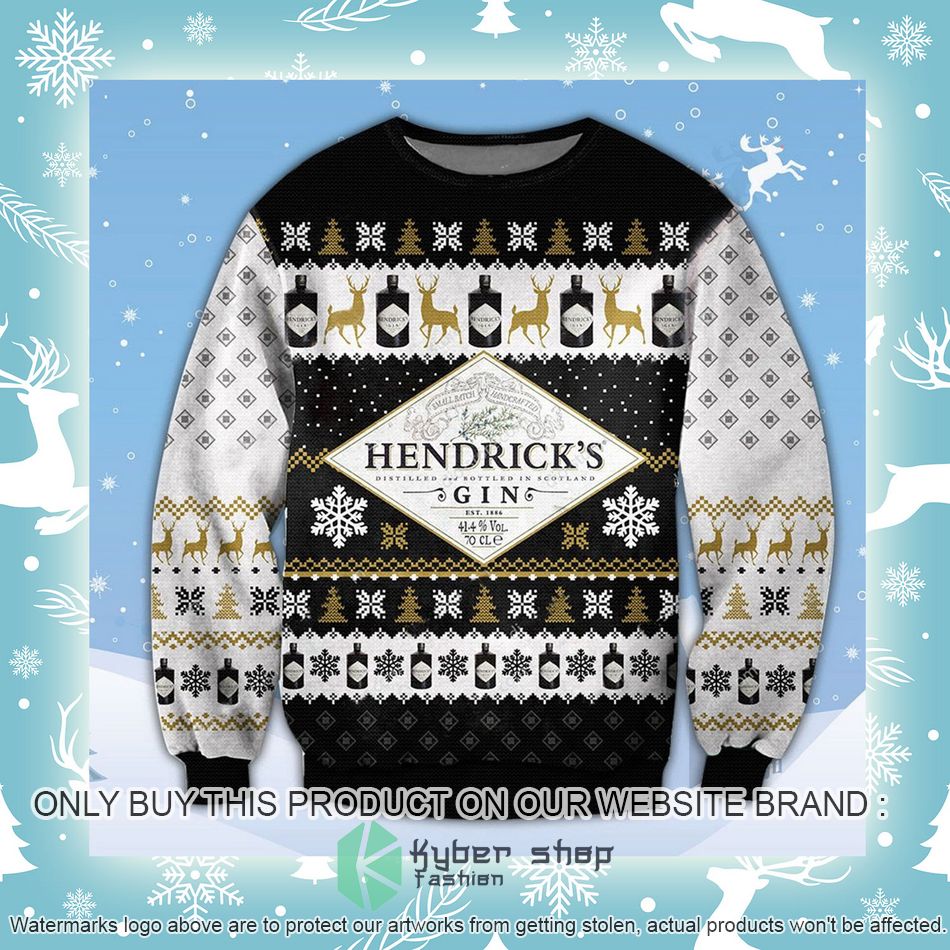 Hendrick's Gin Ugly Christmas Sweater 3 hendricks gin ugly christmas sweater 3 55988