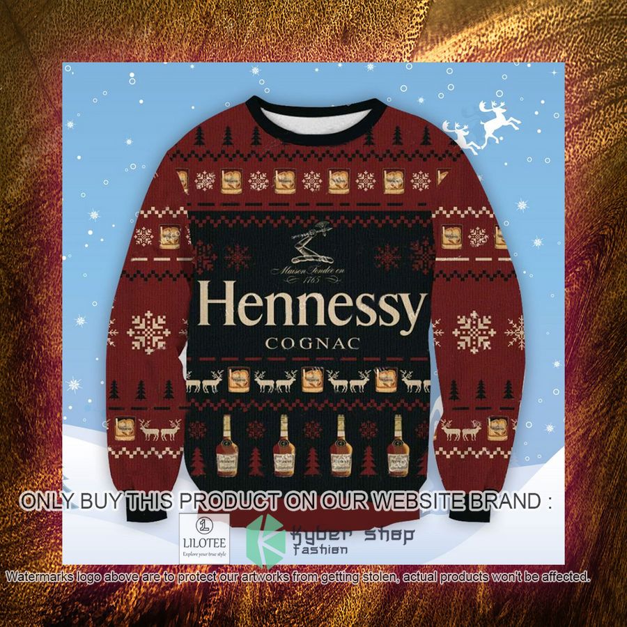 Hennesy Christmas Sweater, Sweatshirt 4 hennesy christmas sweater sweatshirt 4 53808