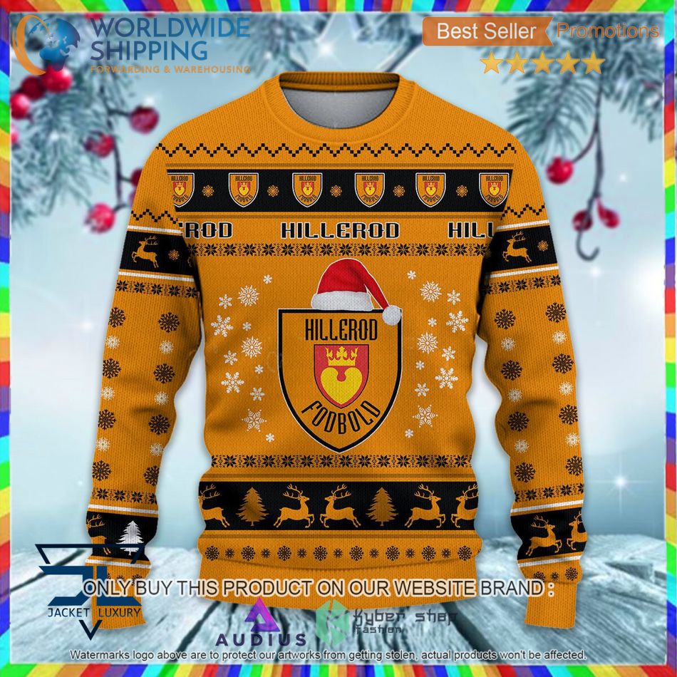 hillerod fodbold super league danish 1st division ugly sweater 2 49359