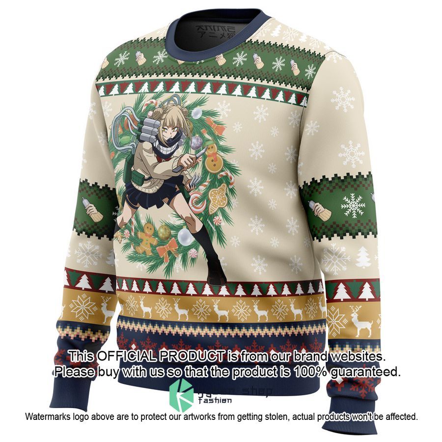 Himiko Tora Christmas My Hero Academia Christmas Sweater 3 Himiko Tora Christmas My Hero Academia Christmas Sweater word2