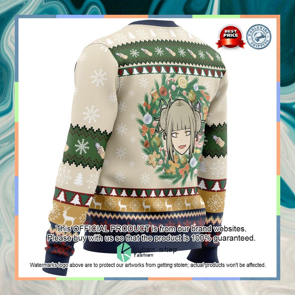 Himiko Tora Christmas My Hero Academia Christmas Sweater 9 Himiko Tora Christmas My Hero Academia Christmas Sweater word2
