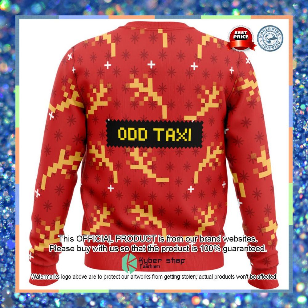 Hiroshi Odokawa Odd Taxi Christmas Sweater 6