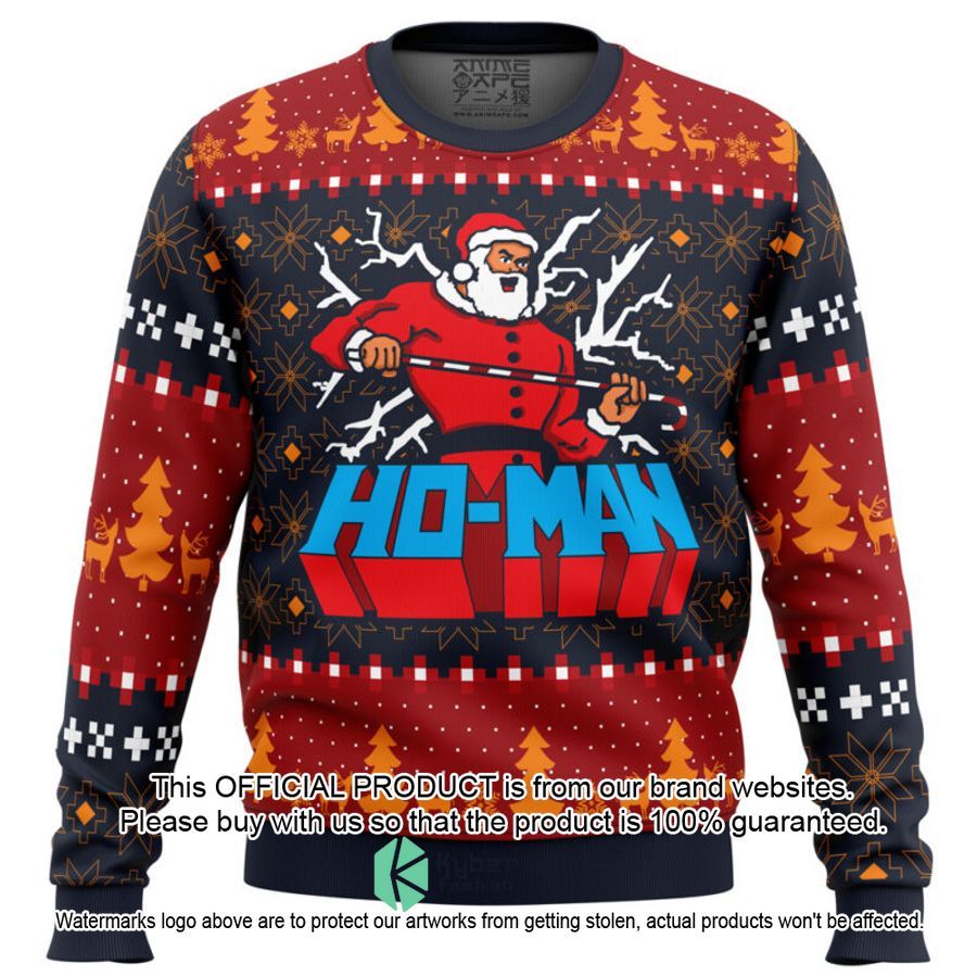 Ho-Man Santa Claus Sweater Christmas 14