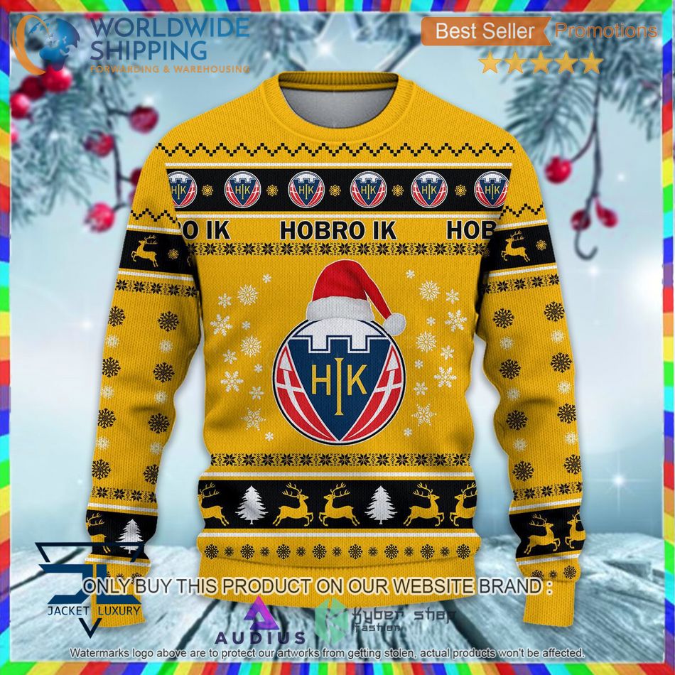 hobro ik super league danish 1st division ugly sweater 2 55141