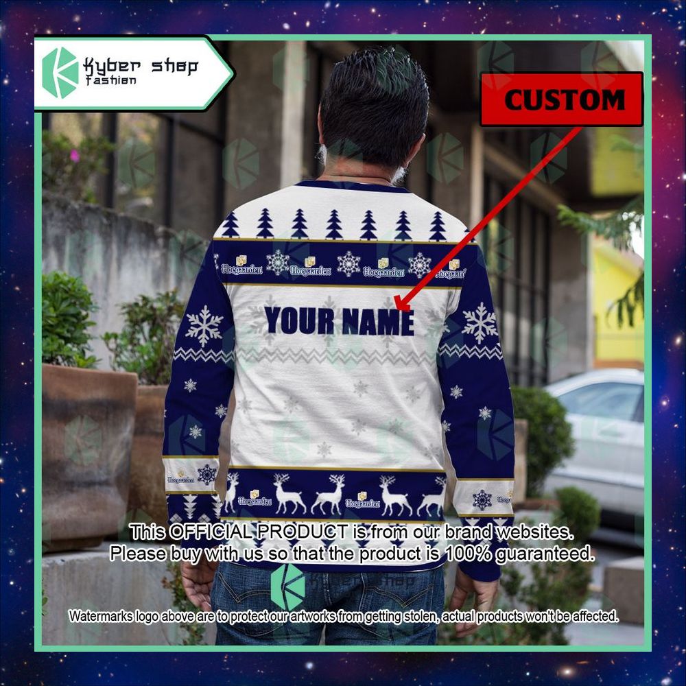 Personalized Hoegaarden White Christmas Sweater 8 Personalized Hoegaarden White Christmas Sweater word3