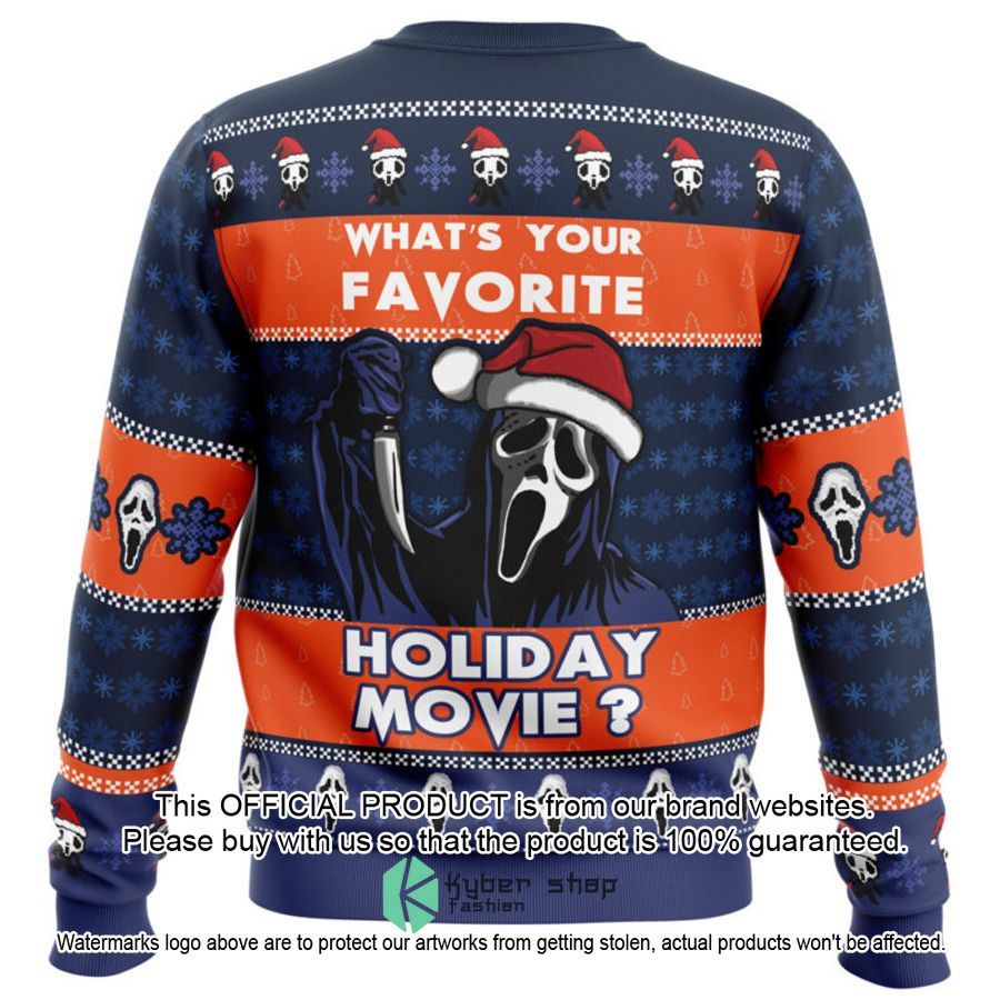 Ghostface What's Your Favorite Holiday Movie Christmas Sweater 15