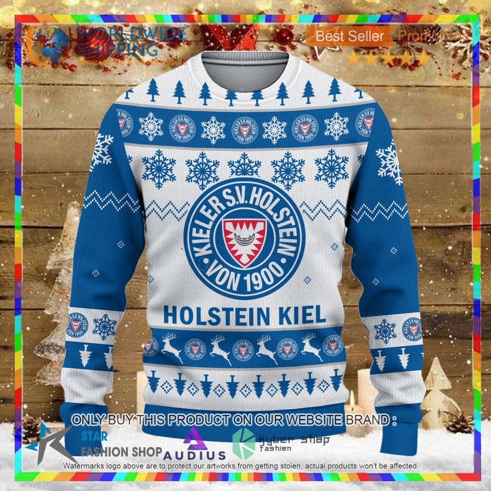 holstein kiel white blue ugly christmas sweater 2 54917