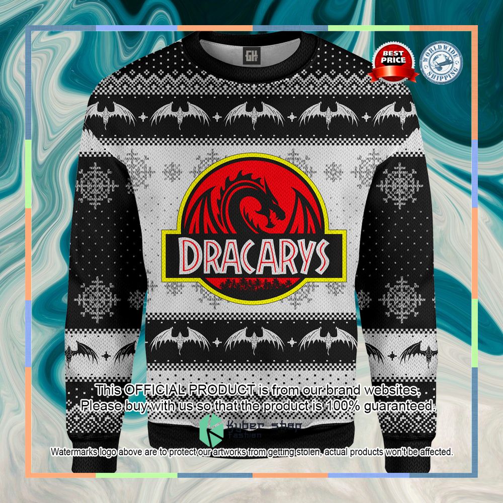 House Of The Dragon Dracarys Christmas Sweater 3