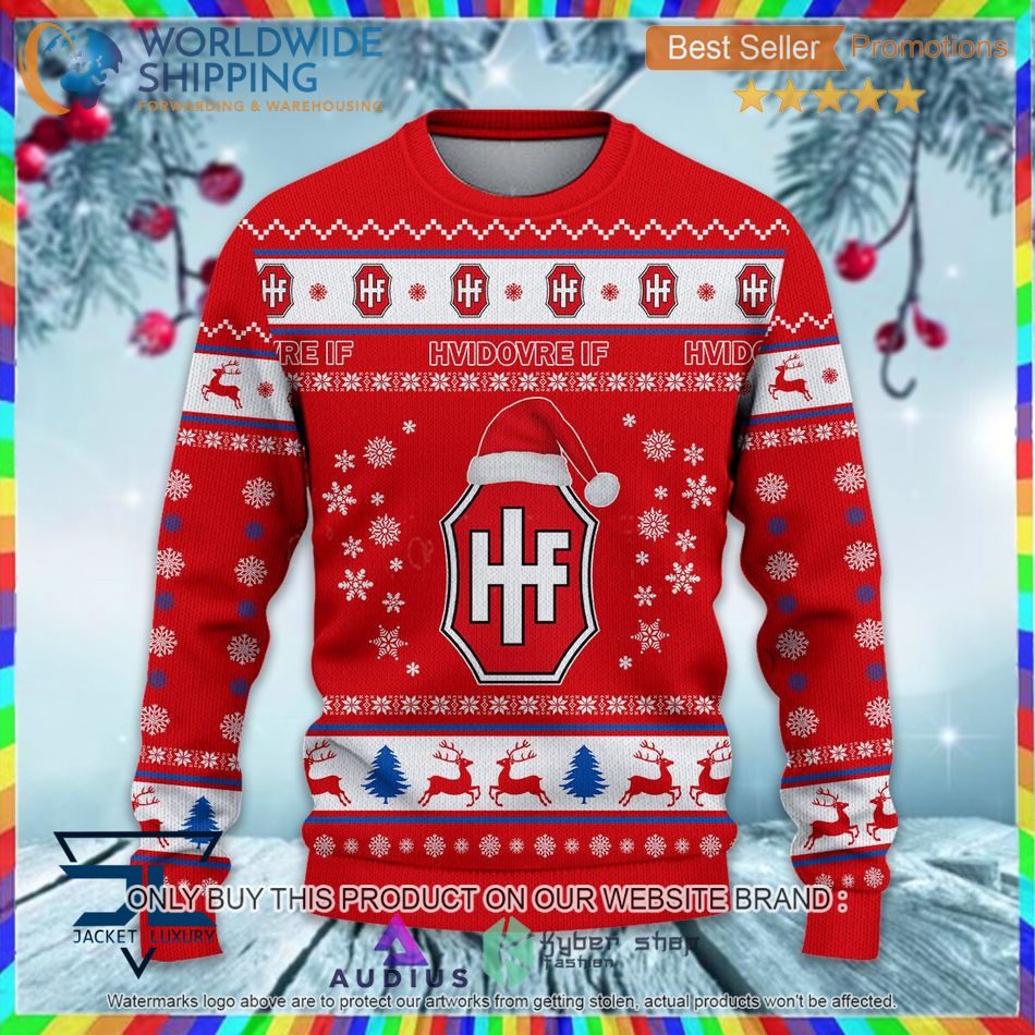 hvidovre if super league danish 1st division ugly sweater 2 92149