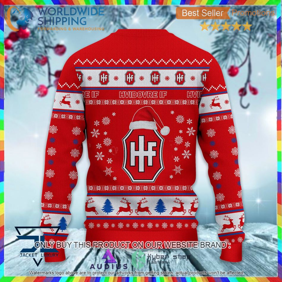 Hvidovre IF Super League & Danish 1st Division Ugly Sweater 3 hvidovre if super league danish 1st division ugly sweater 3 30601