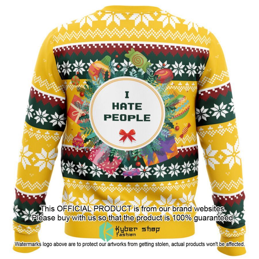 I Hate People Parody Christmas Sweater 4 I Hate People Parody Christmas Sweater word1