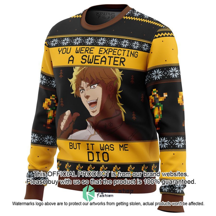It was me Dio Brando Jojo's Bizzare Adventure Sweater 3 It was me Dio Brando Jojo's Bizzare Adventure Sweater word2