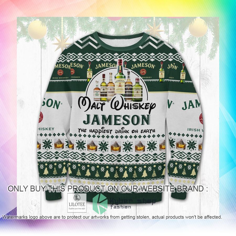 jameson happiest drink christmas sweater sweatshirt 2 41766