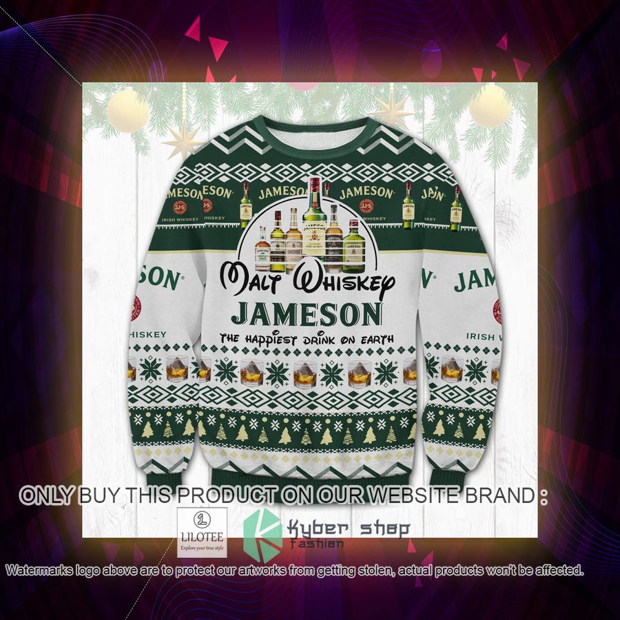 Jameson Happiest Drink Christmas Sweater, Sweatshirt 3 jameson happiest drink christmas sweater sweatshirt 3 96310