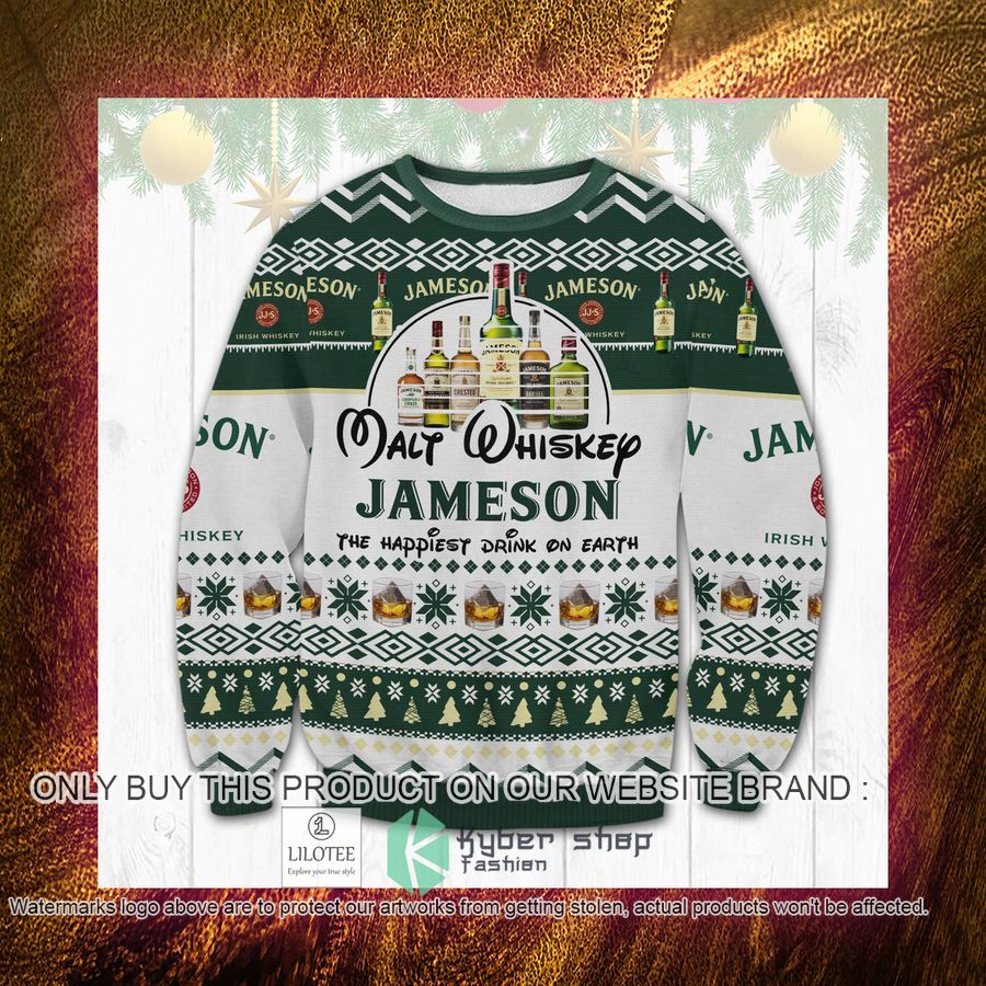Jameson Happiest Drink Christmas Sweater, Sweatshirt 4 jameson happiest drink christmas sweater sweatshirt 4 17440