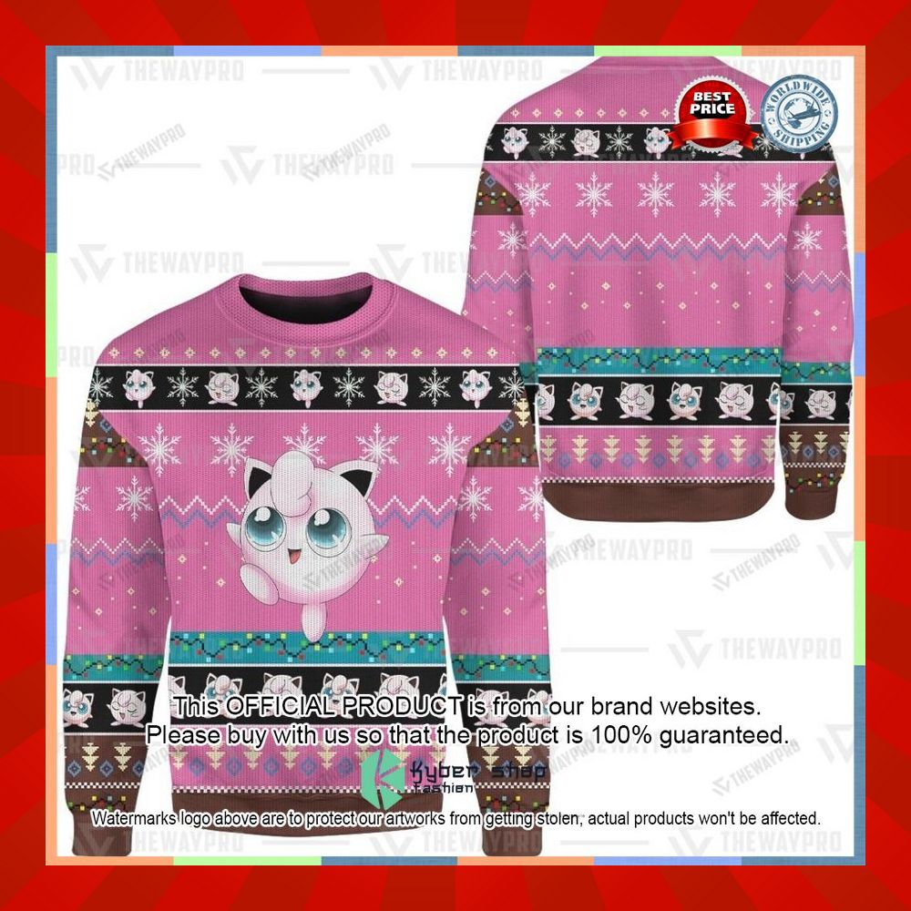 Jigglypuff Christmas Sweater 10