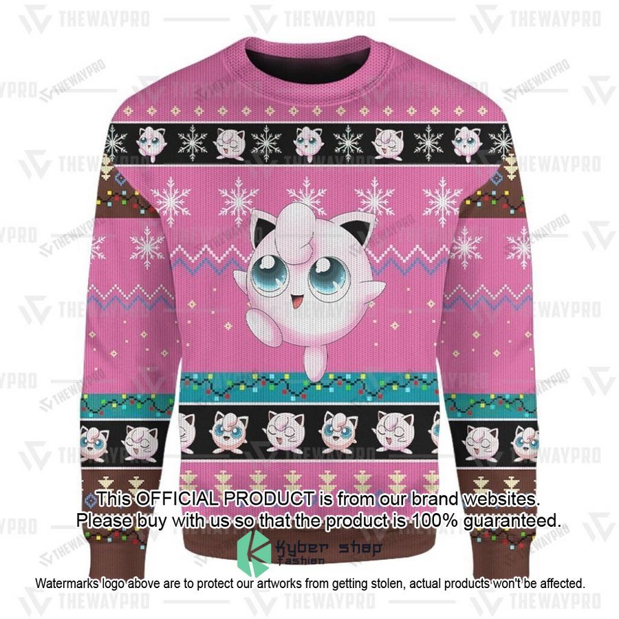 Jigglypuff Christmas Sweater 16