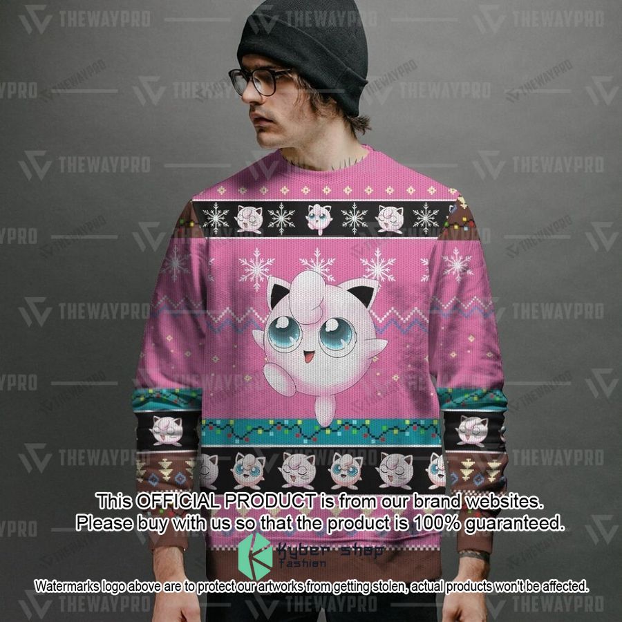 Jigglypuff Christmas Sweater 17