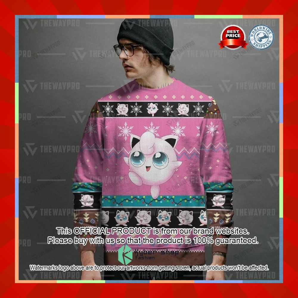 Jigglypuff Christmas Sweater 23