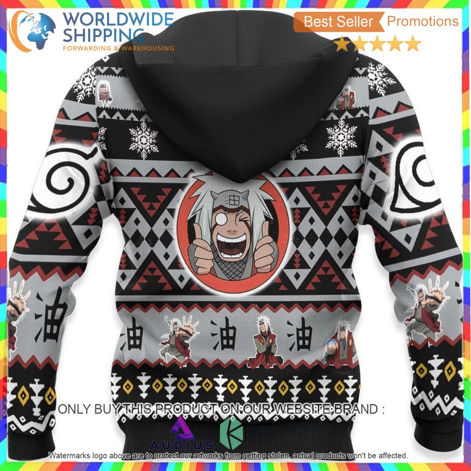 Jiraiya Naruto Sweater, Hoodie 4 jiraiya naruto sweater hoodie 4 32387