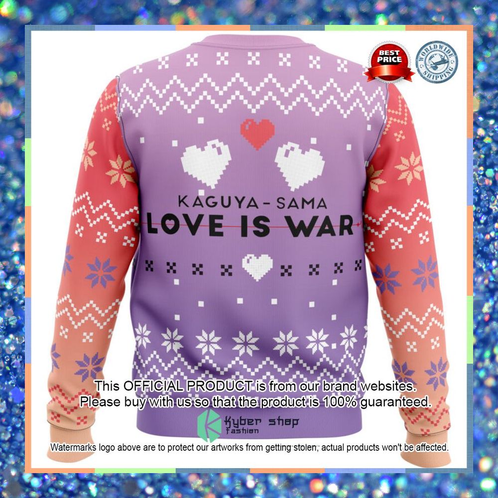 Kaguya Shinomiya Kaguya-sama: Love Is War Christmas Sweater 6 Kaguya Shinomiya Kaguya-sama: Love Is War Christmas Sweater word3