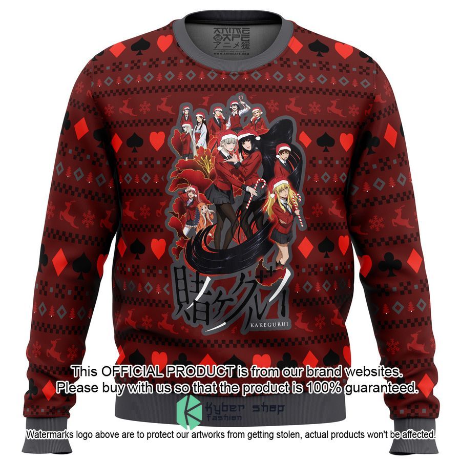 Kakegurui Hyakkaou Private Academy Christmas Sweater
