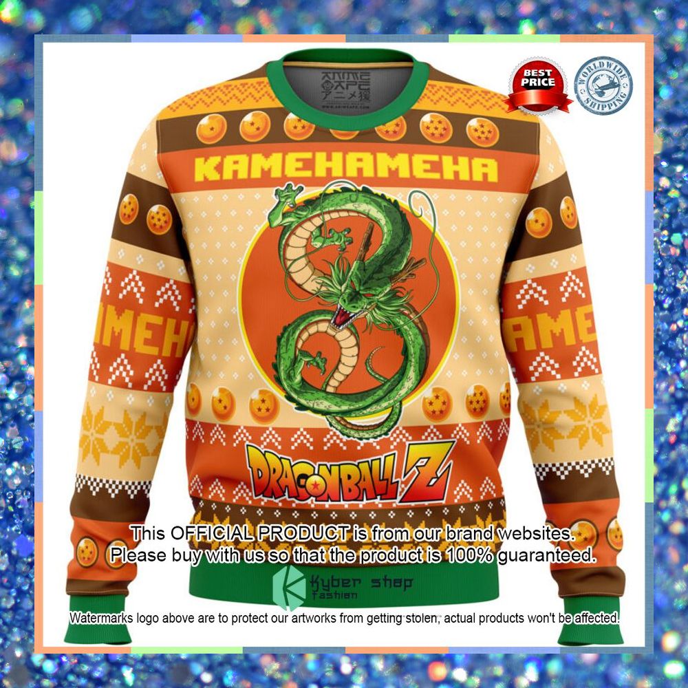 Kamehameha Dragon Ball Z Christmas Sweater 10