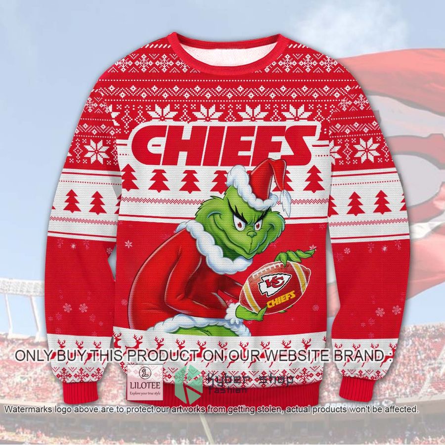 kansas city chiefs grinch christmas sweater sweatshirt 1 69366