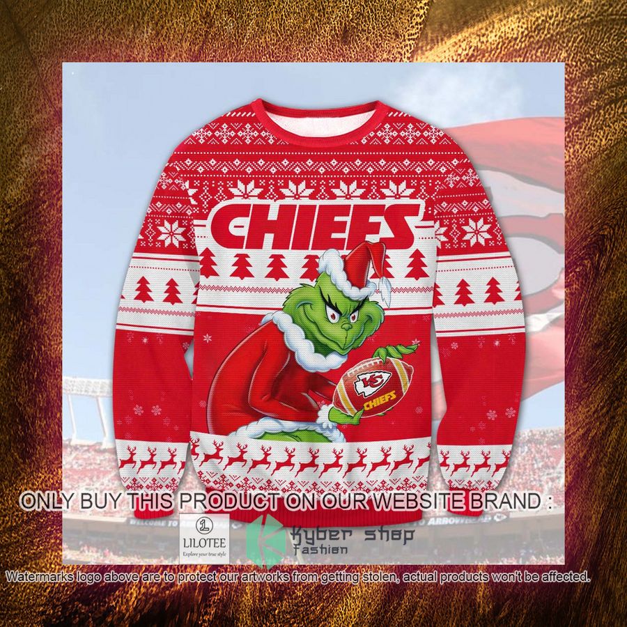 Kansas City Chiefs Grinch Christmas Sweater, Sweatshirt 4 kansas city chiefs grinch christmas sweater sweatshirt 4 29054