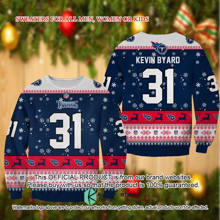 Kevin Byard Tennessee Titans Christmas Sweater 6