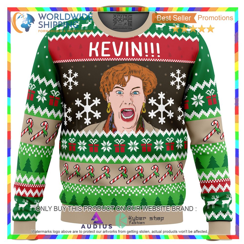 kevin home alone ugly christmas sweater 2 52428