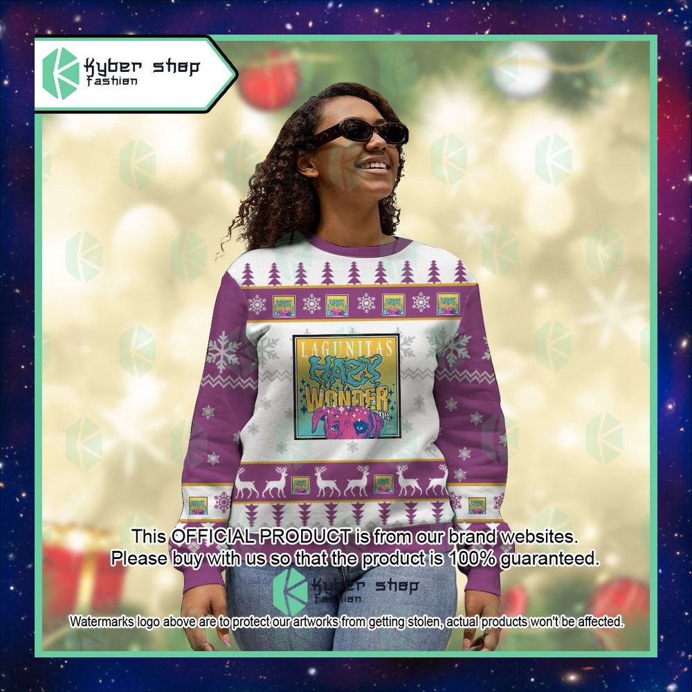 Personalized Lagunitas Hazy Wonder Christmas Sweater 9 Personalized Lagunitas Hazy Wonder Christmas Sweater word3
