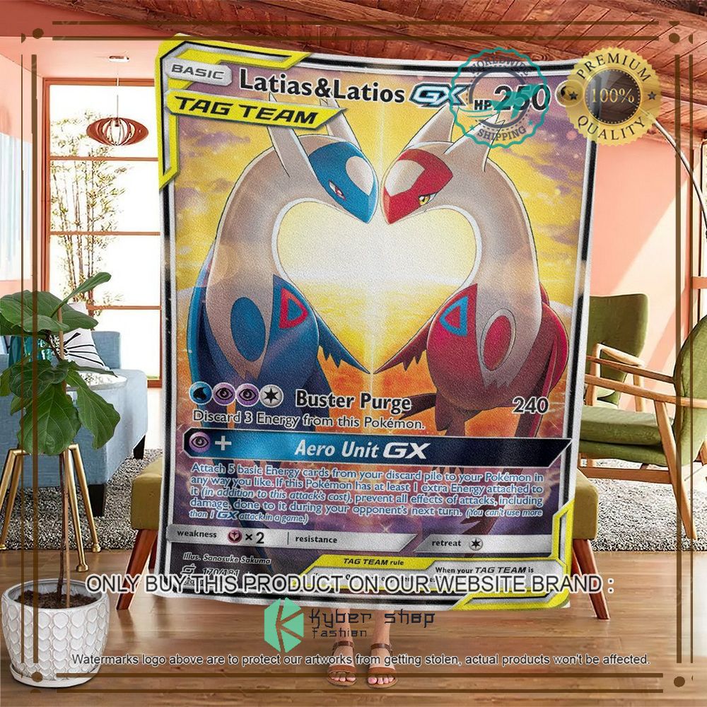 latias latios gx team up anime pokemon blanket 2 91776