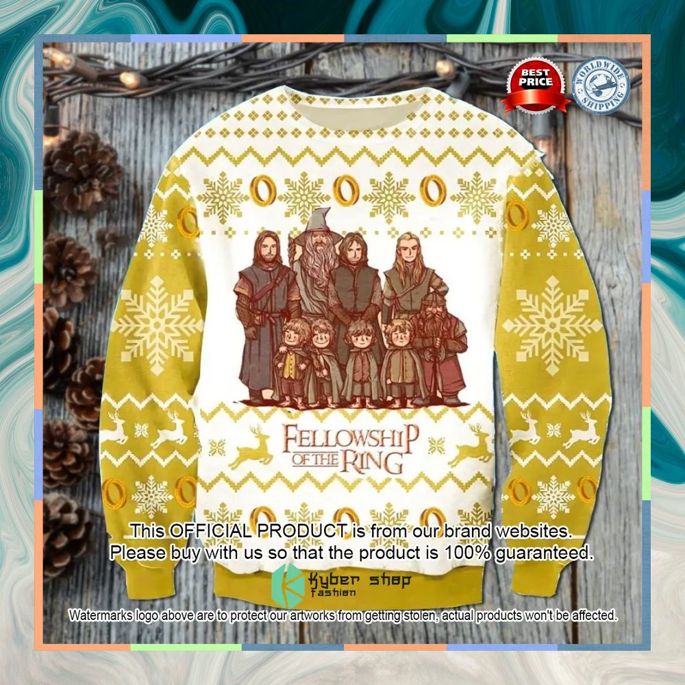 Lord Of The Ring Fellowship of the ring Sweater Christmas 12