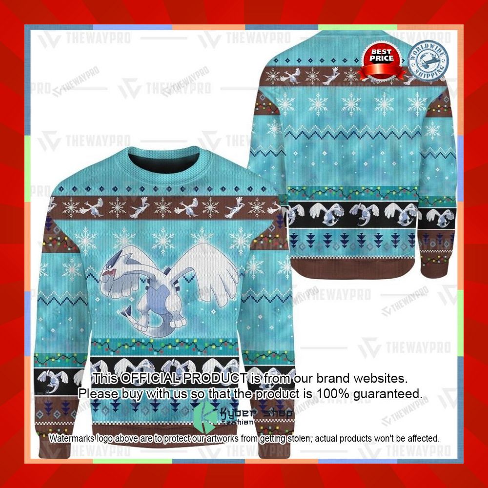 Lugia Christmas Sweater 10 Lugia Christmas Sweater word1