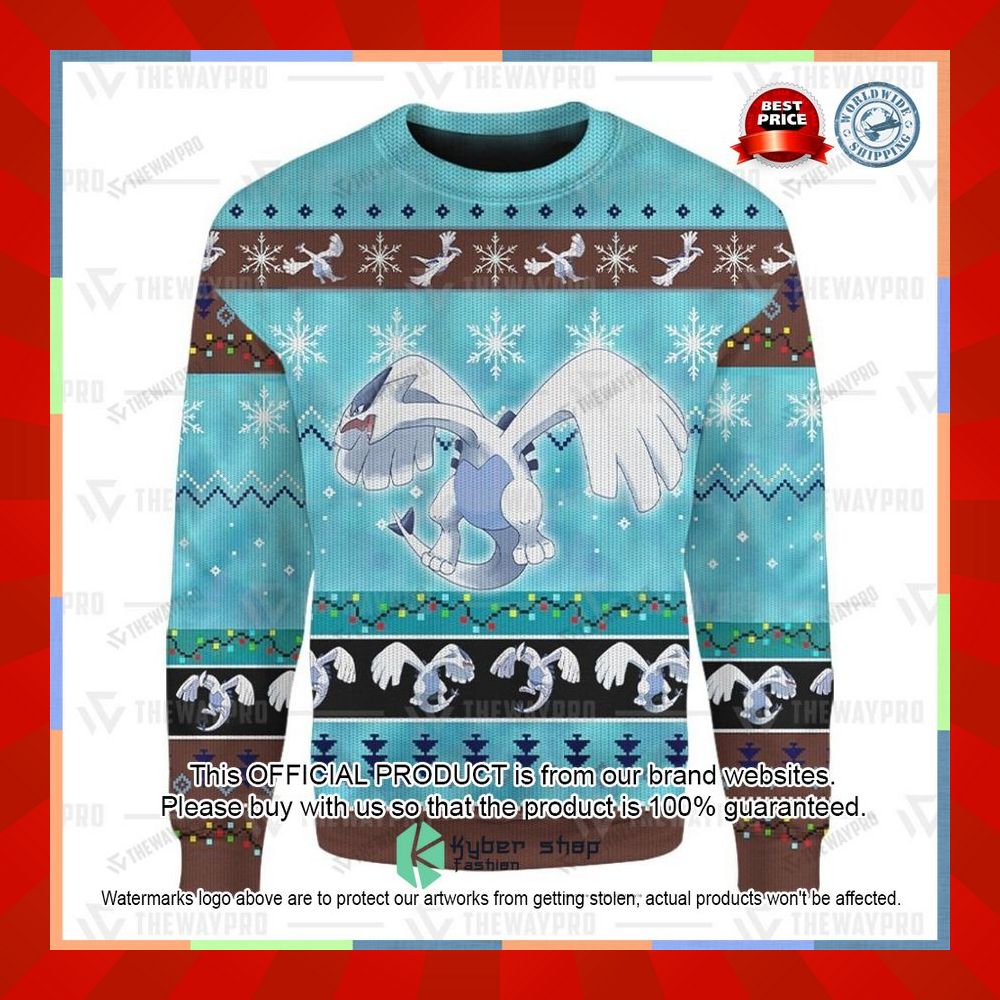 Lugia Christmas Sweater 11 Lugia Christmas Sweater word1