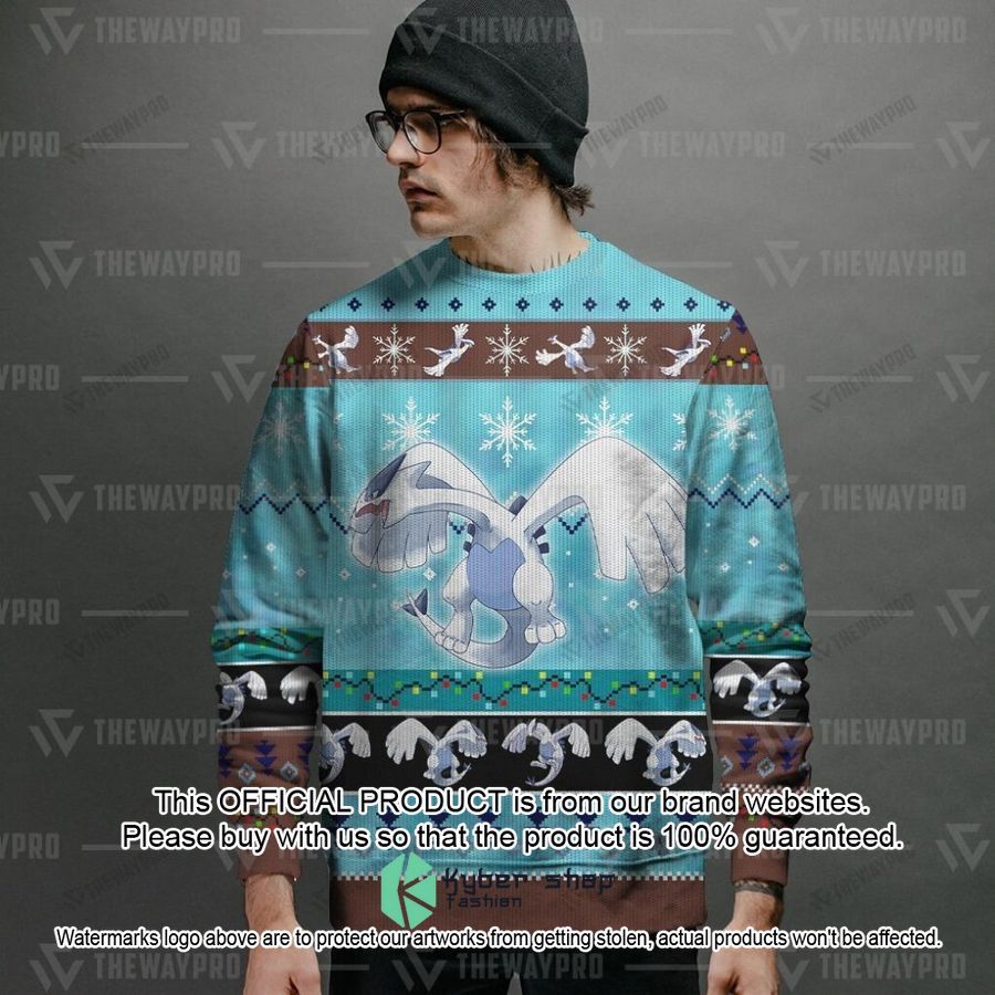 Lugia Christmas Sweater 6 Lugia Christmas Sweater word1