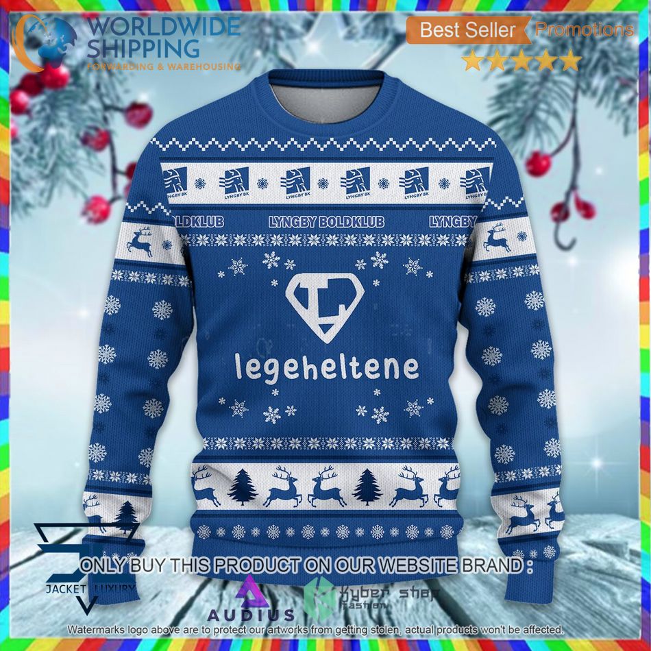lyngby boldklub super league danish 1st division ugly sweater 2 13739