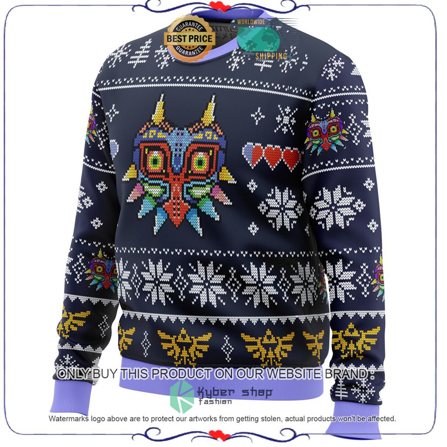 Majora's Mask Legend of Zelda Christmas Sweater 13 Majora's Mask Legend of Zelda Christmas Sweater word2