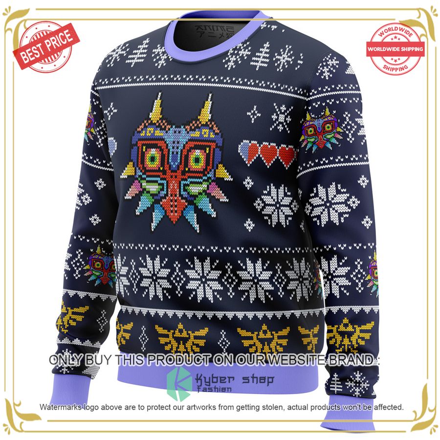 Majora's Mask Legend of Zelda Christmas Sweater 18 Majora's Mask Legend of Zelda Christmas Sweater word2