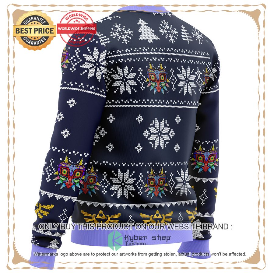Majora's Mask Legend of Zelda Christmas Sweater 4 Majora's Mask Legend of Zelda Christmas Sweater word2